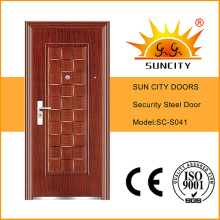 Models Steel Door Design Used Wrought Iron Door Gates (SC-S041)